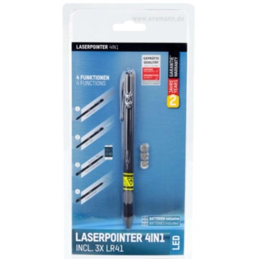 Pile bouton Ansmann LR41 29 g Noir