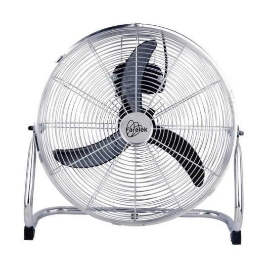 Ventoinha de Chão Industrial Farelek Louisiane 70W 45cm 3 Velocidades Inclinação 180° Cromada