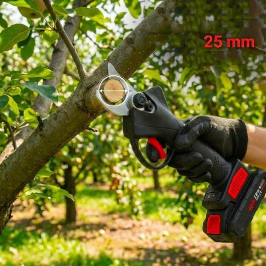 Tesoura de Poda Elétrica Klack 48V com 2 Baterias