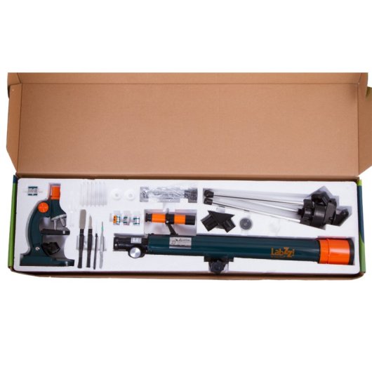 Conjunto De Microscopio Y Telescopio Levenhuk Labzz Mt2
