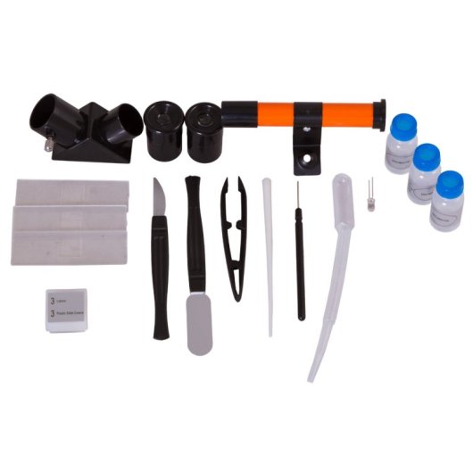 Conjunto De Microscopio, Telescopio Y Prismáticos Levenhuk Labzz Mtb3