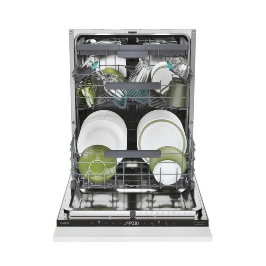 Lavavajillas Candy Rapidò CNS 4A4S3PSB 14 Servicios A con Wi-Fi y apertura automática