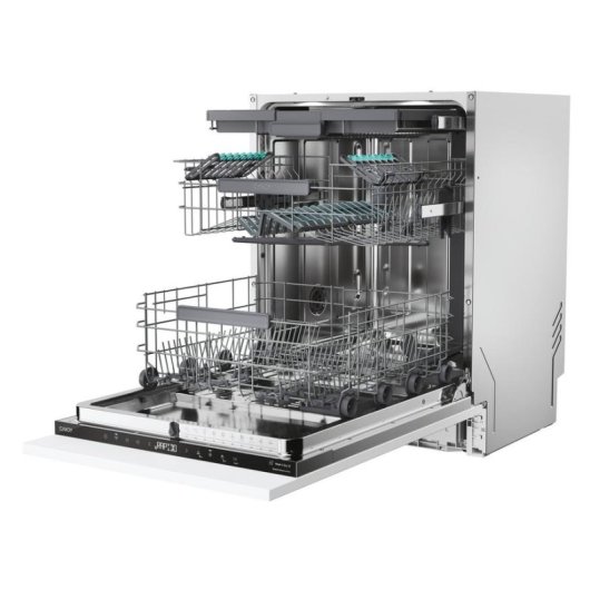 Lavavajillas Candy Rapidò CNS 4A4S3PSB 14 Servicios A con Wi-Fi y apertura automática