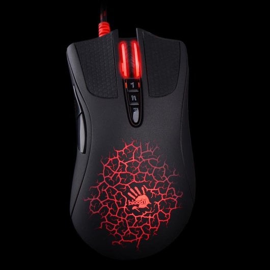 Ratón A4Tech A90 USB Type-A 4000 DPI Noir Rouge 8 Boutons Gaming