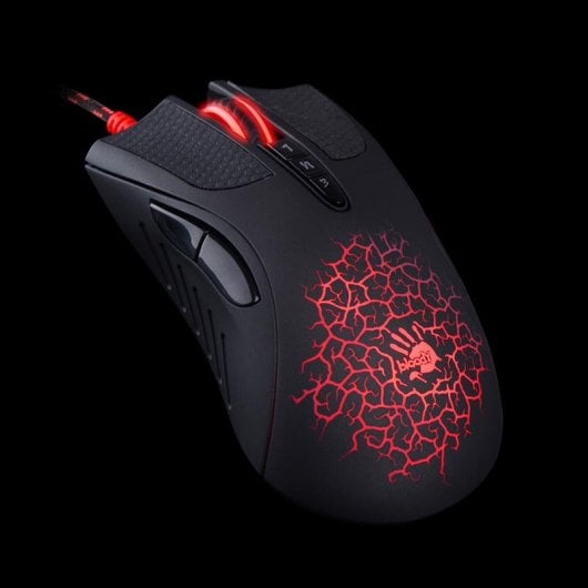 Ratón A4Tech A90 USB Type-A 4000 DPI Noir Rouge 8 Boutons Gaming