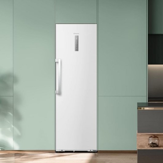 Frigorífico Una Puerta Hisense RL3K370SEWE1 No Frost 185,6cm 372L E Blanco WiFi