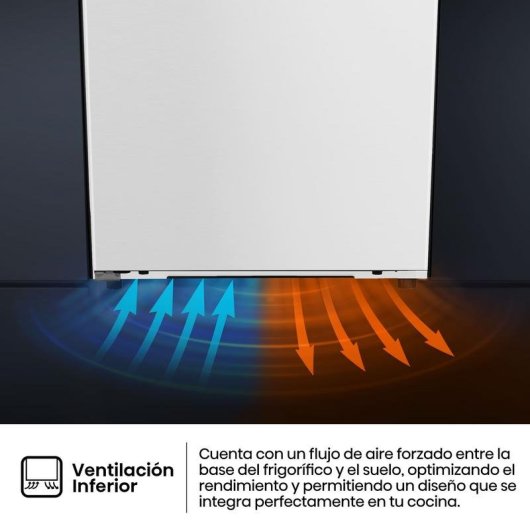 Frigorífico Una Puerta Hisense RL3K370SEWE1 No Frost 185,6cm 372L E Blanco WiFi