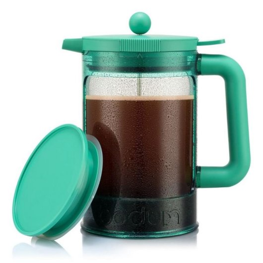 Cafetera Manual Bodum BEAN SET 1,5 L Verde para Infusión en Frío y Caliente