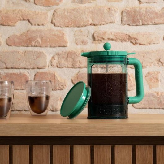 Cafetera Manual Bodum BEAN SET 1,5 L Verde para Infusión en Frío y Caliente