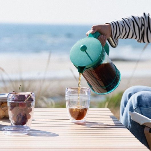 Cafetera Manual Bodum BEAN SET 1,5 L Verde para Infusión en Frío y Caliente