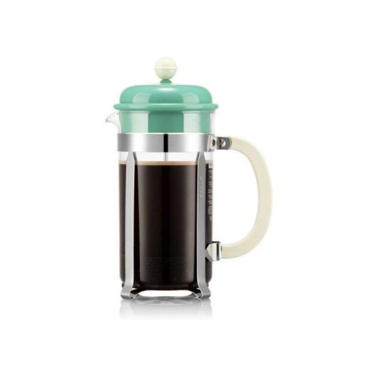 Cafetera Francesa Bodum 1 L 8 Tazas Vidrio Borosilicato Verde Acero Inoxidable