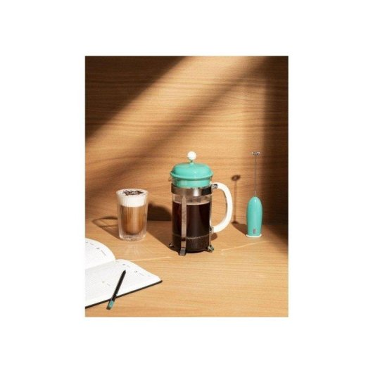 Cafetera Francesa Bodum 1 L 8 Tazas Vidrio Borosilicato Verde Acero Inoxidable