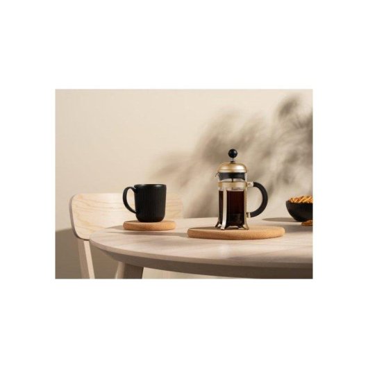 Cafetera Manual Bodum Chambord 0,35 L 3 Tazas Acabado Dorado Filtro Reutilizable