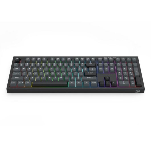 Teclado Redragon K518-RGB membrana completo con retroiluminación RGB y cable USB