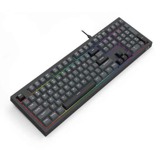 Teclado Redragon K518-RGB membrana completo con retroiluminación RGB y cable USB