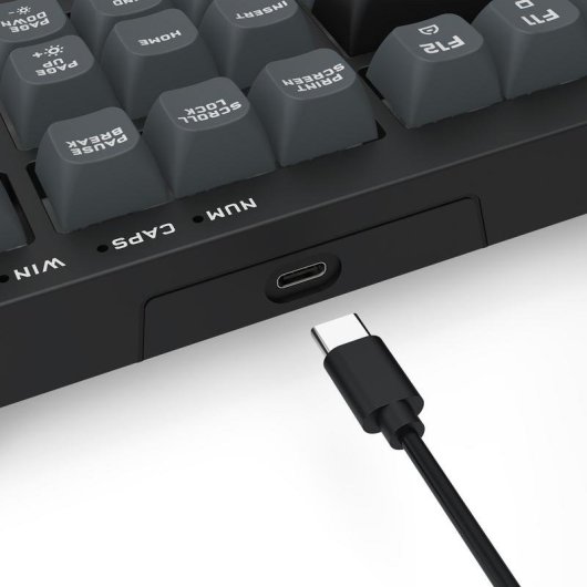 Teclado Redragon K518-RGB membrana completo con retroiluminación RGB y cable USB