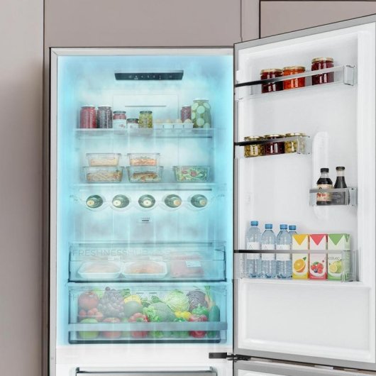 Frigorífico Combi Cecotec Bolero CoolMarket 185,5cm 322L D Blanco Cristal Total No Frost