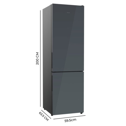 Frigorifero Combi Cecotec Bolero CoolMarket 356i Total No Frost 200cm 356L D Grigio