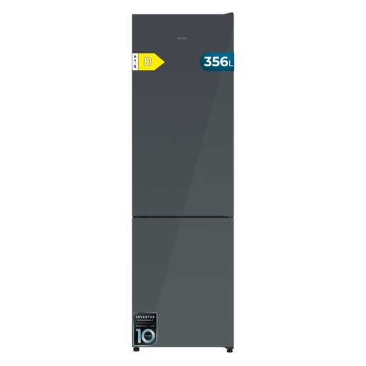 Kühlschrank Combi Cecotec Bolero CoolMarket Total No Frost 200cm 356L Grau