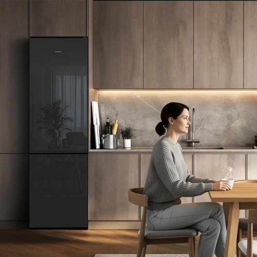 Kühlschrank Combi Cecotec Bolero CoolMarket Total No Frost 200cm 356L Grau