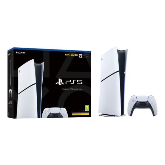 Sony PlayStation 5 Slim Digital Chasis E + Auriculares Corsair Void V2 inalámbricos Bluetooth gaming con Dolby Atmos, micrófono y carga rápida rosa