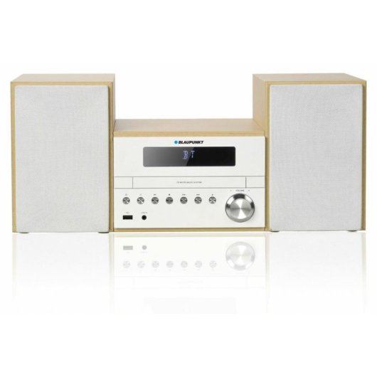 Microset Blaupunkt MS45BT 50W RMS Bluetooth CD MP3 WMA Beige