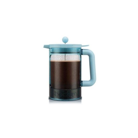 Cafetera Manual Bodum Bean Set French Press 1,5 L Azul Translúcido