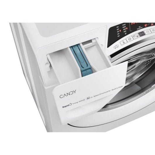 Lavasecadora Candy 6kg A D RapidÓ ROW 4966DWMC7-S avec Wi-Fi et moteur Brushless