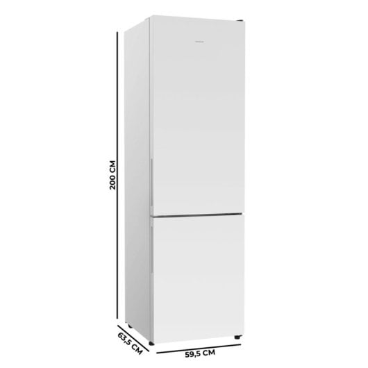 Frigorífico Combi Cecotec Bolero CoolMarket Total No Frost 200cm 356L Blanco