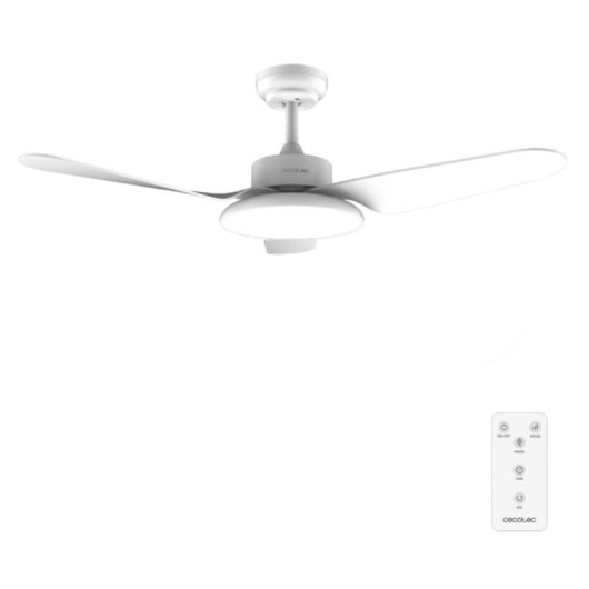 Deckenventilator mit Licht Cecotec EnergySilence Aero 5240 Light White 40W 109cm 6 Stufen Fernbedienung Timer Winterfunktion