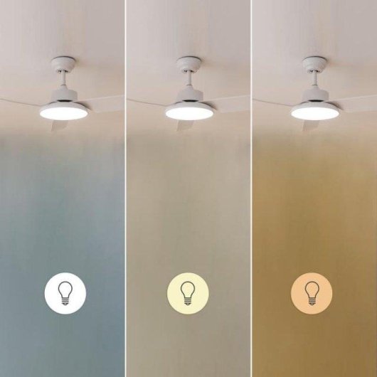 Deckenventilator mit Licht Cecotec EnergySilence Aero 5240 Light White 40W 109cm 6 Stufen Fernbedienung Timer Winterfunktion