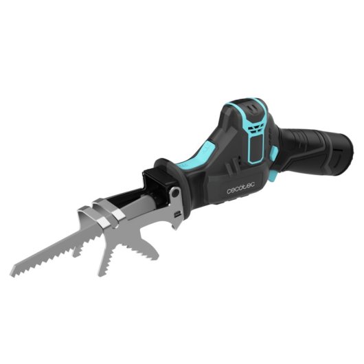 Sierra de sable Cecotec LongFlex 1200 Home&Garden 12V 2 baterías 6 cuchillas