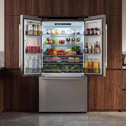 Frigorífico Americano Cecotec Bolero CoolMarket FD 579 Total No Frost 178cm 576L E Inox