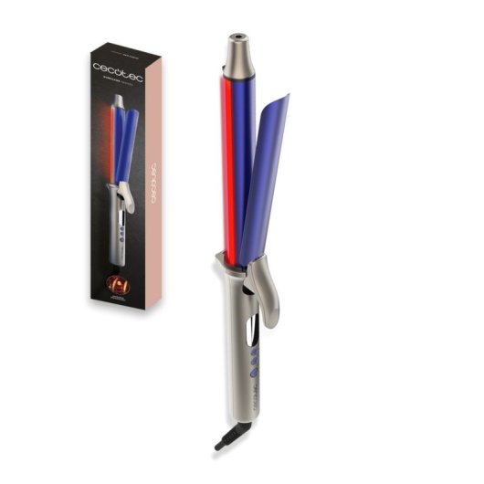 Rizador de Pelo Cecotec SurfCare iWaves Cerámica 32 mm 100-200 ºC Tecnología Iónica Apagado Automático