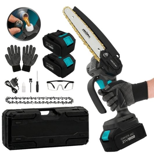 Scie d'elagage Cecotec MontanaForce 6400 Hand 6 pouces 21V
