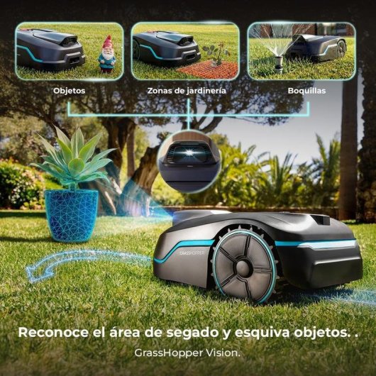 Robot tagliaerba Cecotec Conga GrassHopper 600 ProAI 800 m² App