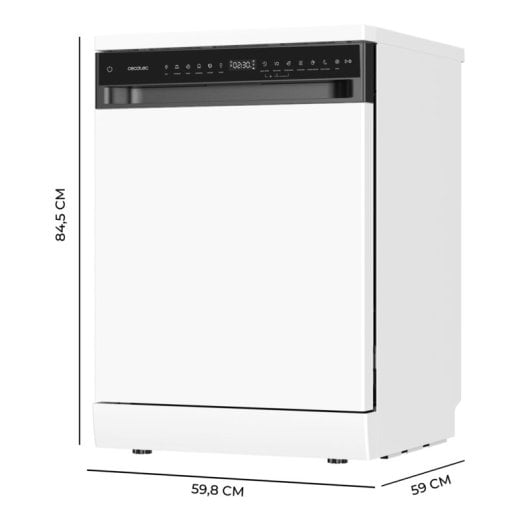 Lavavajillas Cecotec Bolero Aguazero 6205 13 cubiertos D Inverter Plus Duo Panel Touch