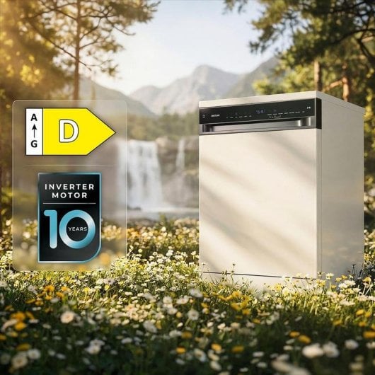 Lavavajillas Cecotec Bolero Aguazero 6205 13 cubiertos D Inverter Plus Duo Panel Touch