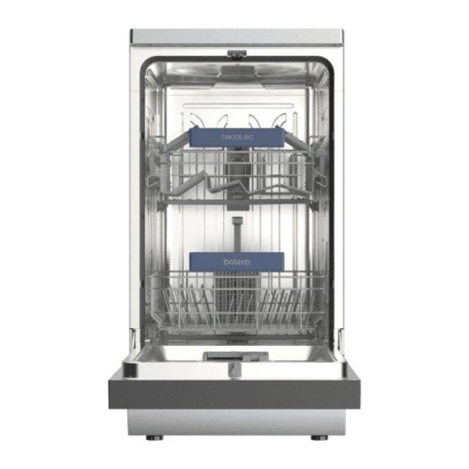 Lavavajillas Cecotec Bolero Aguazero 4350 Inox 9 servicios D con motor Inverter Plus Duo
