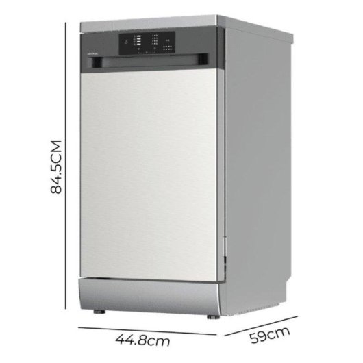 Lavavajillas Cecotec Bolero Aguazero 4350 Inox 9 servicios D con motor Inverter Plus Duo