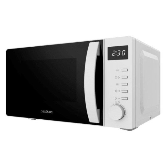 Microondas Cecotec Proclean Flatbed Inverter Pro White 20 Litros 700W con Tecnología Inverter y Flatbed
