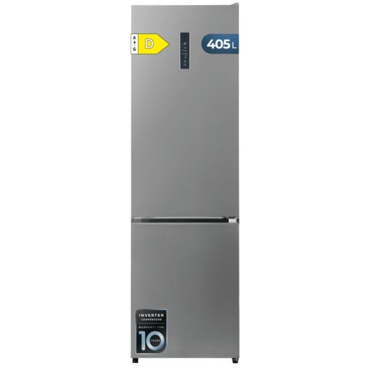 Frigorífico Combi Cecotec Bolero CoolMarket 187cm 405L D Inox Total No Frost