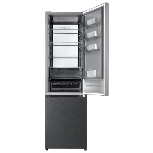 Frigorífico Combi Cecotec Bolero CoolMarket 180cm 405L D Silex Stone Total No Frost