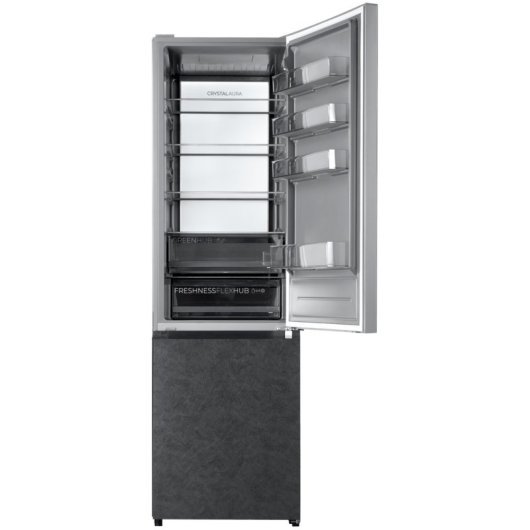 Frigorífico Combi Cecotec Bolero CoolMarket Onyx Stone Total No Frost 185cm 405L D Onyx Stone
