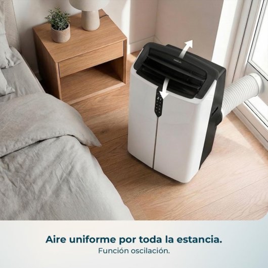 Climatiseur Mobile Cecotec ForceClima 12600 Nux Heating 3,52 kW Réversible Télécommande