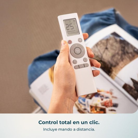 Climatiseur Mobile Cecotec ForceClima 12600 Nux Heating 3,52 kW Réversible Télécommande