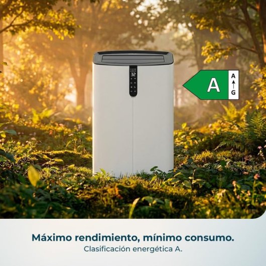 Climatiseur Mobile Cecotec ForceClima 12600 Nux Heating 3,52 kW Réversible Télécommande