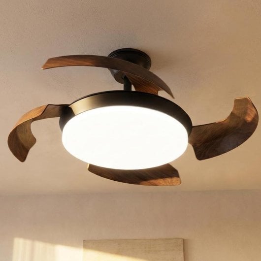 Deckenventilator mit Licht Cecotec EnergySilence Aero 4500 30W 107cm 6 Stufen Einklappbare Flügel Fernbedienung Timer