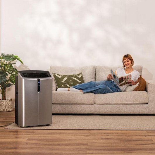 Aire Acondicionado Portátil Cecotec ForceClima 14800 Nux Heating 3.500 Frigorías Clase A Bomba de Calor Mando a Distancia