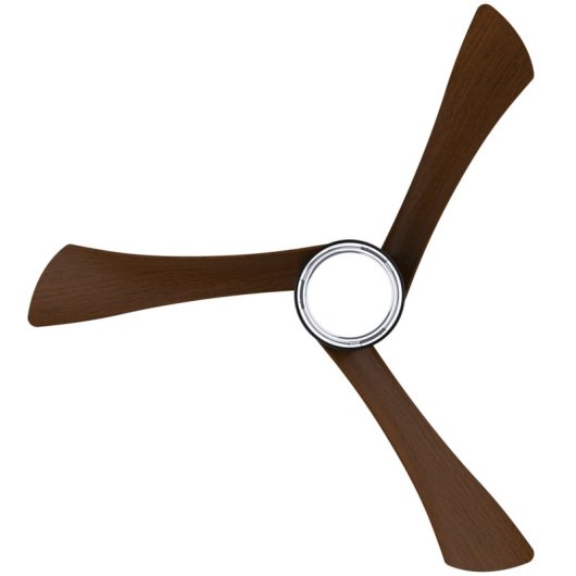 Ventilador de Techo con Luz Cecotec EnergySilence Aero 5330 Jelly Black&Wood 30W 117cm 6 Velocidades Motor DC Aspas Retráctiles Mando Temporizador